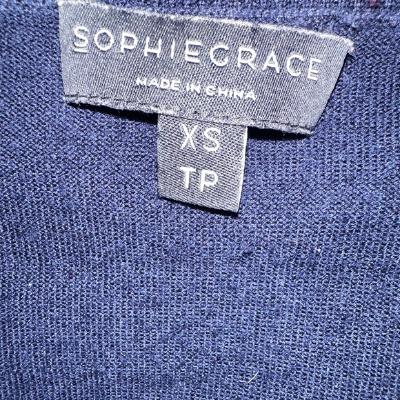 2 XS Navy Cardigans Bundle: J.Crew and Sophie Grace - Picture 5 of 6